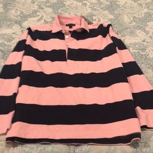 J Crew Rugby Striped Shirt- New with tag